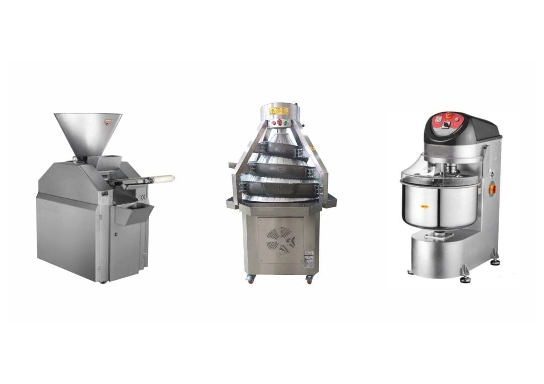 Kestart & Çevirme & 35 Kg Spiral Hamur  Makinesi 3'lü Set