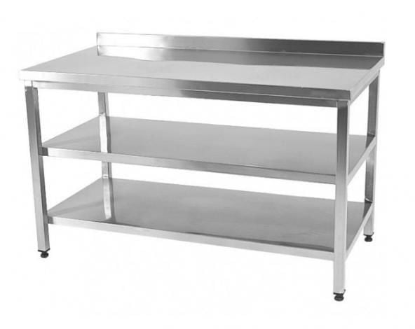 Çalışma Tezgahı Ara ve Taban Raflı 120x60x85 cm