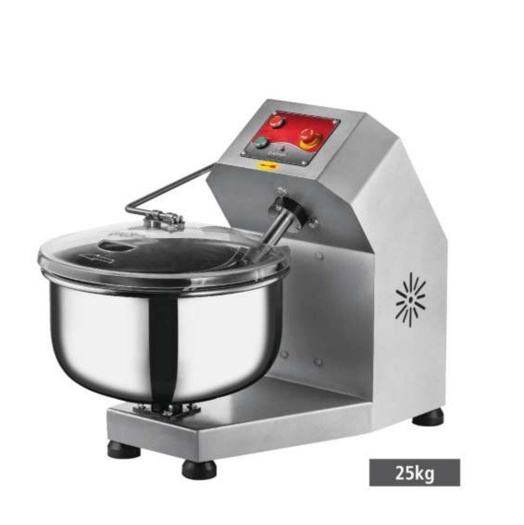 Hamur Yoğurma Makinesi Kapaklı Lüx Model 25/35 Kg 380 V