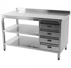 Çalışma Tezgahı Çekmeceli Açık 150x60x85 cm