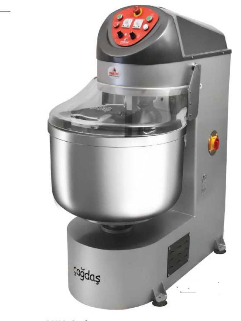 Spiral Mikser Hamur Yoğurma Makinesi 100 Kg 380 V Çok Fonnksiyonlu
