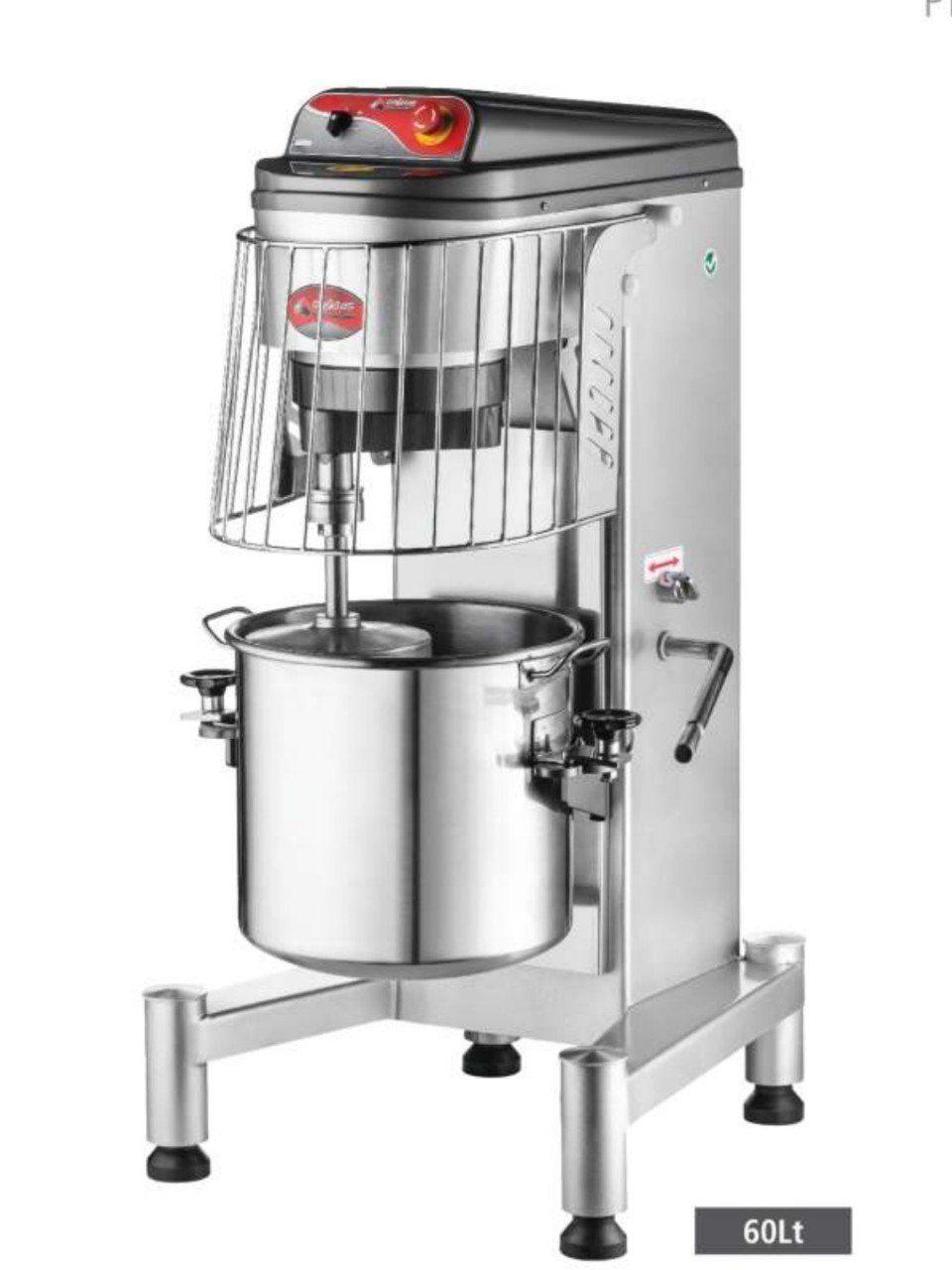 Mikser Pasta Hamur Mikseri Planet 60 Lt 380 V
