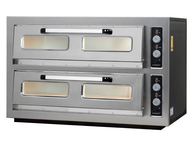 Pizza Pide Lahmacun Fırını Taş Tabanlı 6+6 Pizza Çift Katlı Elektrikli