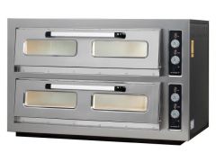 Pizza Pide Lahmacun Fırını Taş Tabanlı 6+6 Pizza Çift Katlı Elektrikli