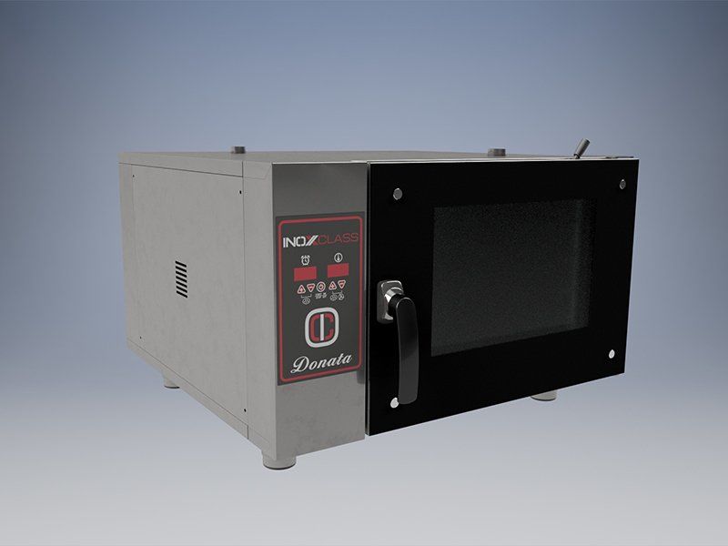 Konveksiyonlu Fırın Buharlı 4 Katlı Dijital Elektrik Isıtmalı