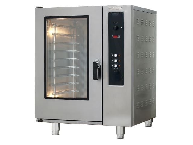 Konveksiyonlu Fırın Buharlı 10 Katlı Elektrik Isıtmalı