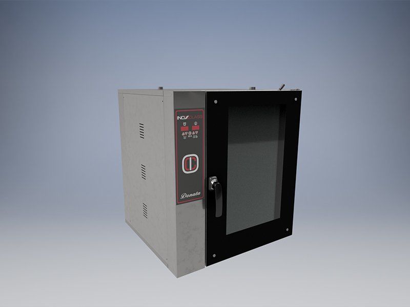 Konveksiyonlu Fırın Buharlı 10 Katlı Dijital Elektrik Isıtmalı