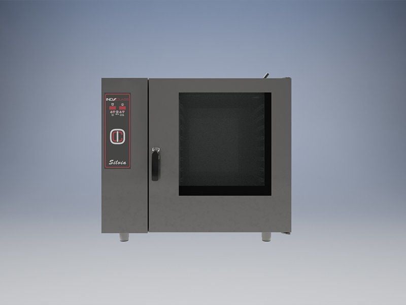 Konveksiyonlu Gastronomi Fırın Buharlı 10 Katlı Gaz Isıtmalı Gastronom Seri