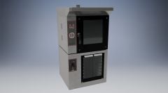 Konveksiyonlu Fırın Buharlı 6 Katlı Dijital Mayalandırmalı Set  Elektrik Isıtmalı