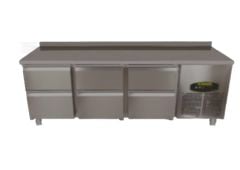 Tezgah Tipi Buzdolabı 6 Çekmeceli Fanlı