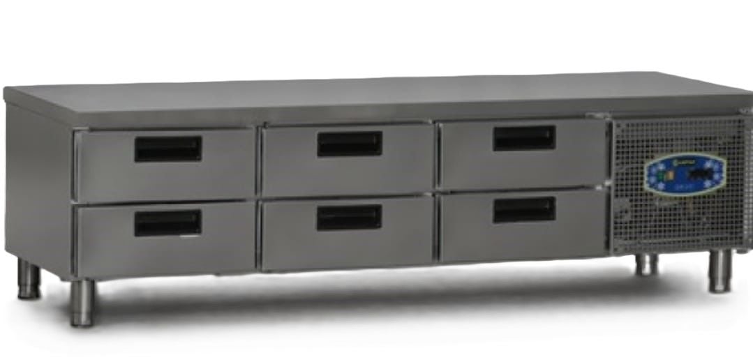 Cihaz Altı 6 Çekmeceli Buzdolabı