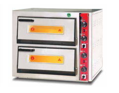 Pizza Pide Lahmacun Fırını Taş Tabanlı 4+4 Pizza Çift Katlı Elektrikli