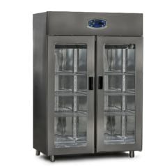 Dik Tip Buzdolabı Çift Kapılı, Camlı