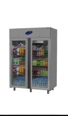 Dik Tip Buzdolabı Çift Kapılı, Camlı