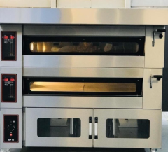 Fırını Taş Tabanlı 126x92 cm Dijital 2 Katlı Elektrikli Kombine Set