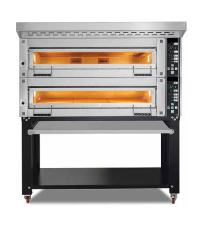 Taş Tabanlı 2 Katlı Fırın 124x84 cm Elektrik Isıtmalı Standlı