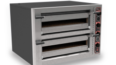 Pizza Pide Lahmacun Fırını Taş Tabanlı 4+4 Adet 33 cm Pizza Çift Katlı Elektrikli