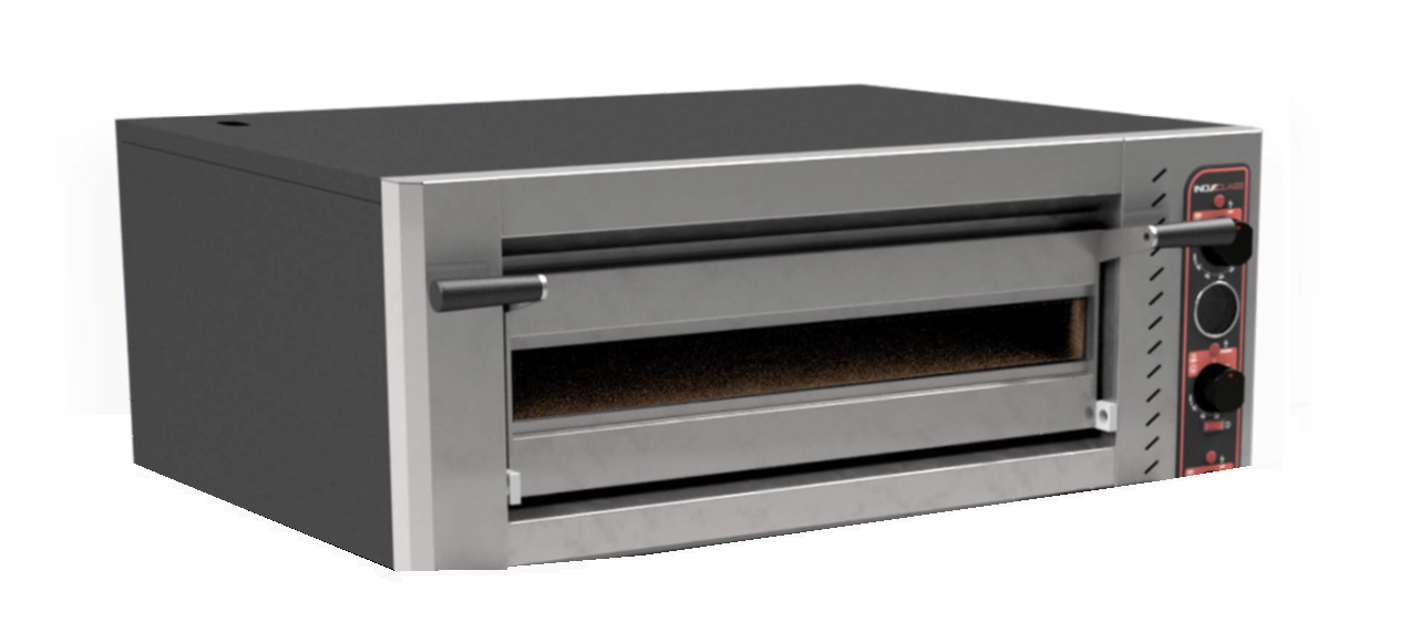 Pizza Pide Lahmacun Fırını Taş Tabanlı 4 Adet 33 cm Pizza Tek Katlı Elektrikli