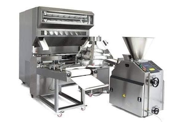 Fırın Arka Takım 4'lü Set Kestart & Yuvarlama & Ara Dinlendirme & Baston Makineleri 4'lü Set