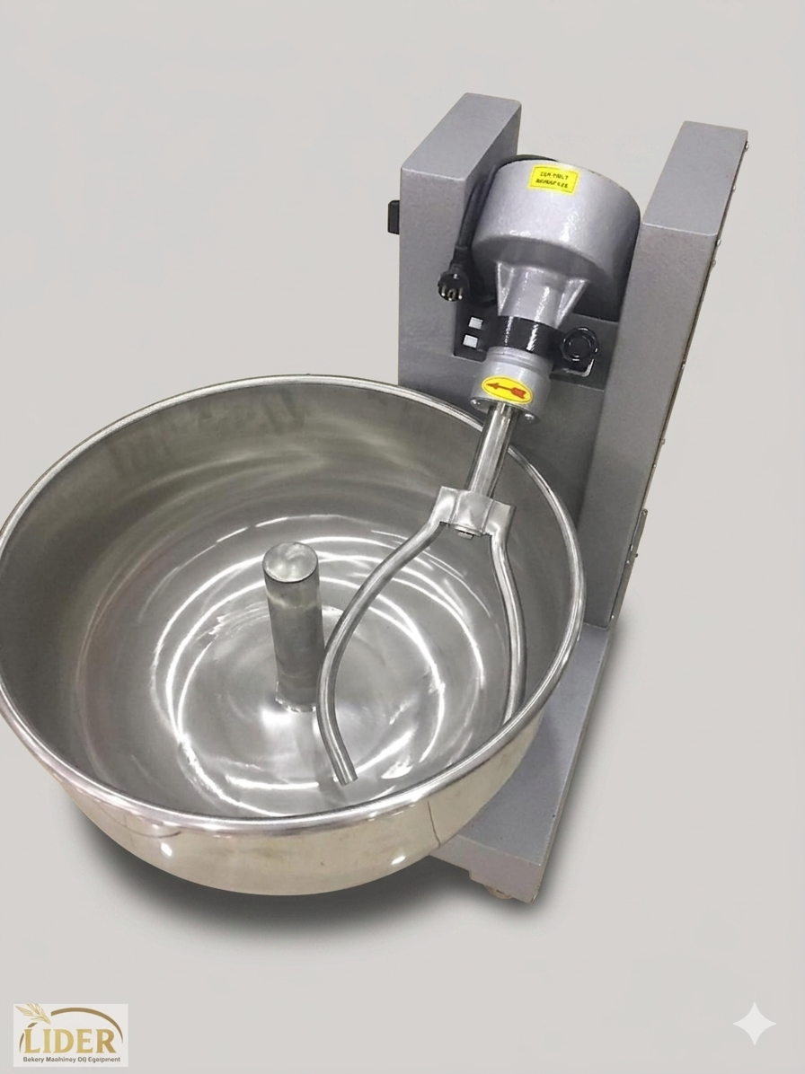 Hamur Yoğurma Makinesi Ev Tipi Devrilebilen Kazan