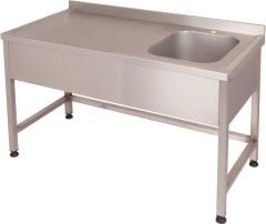Evye Bulaşık Yıkama Tekli Evye Etekli 120x60x85 cm