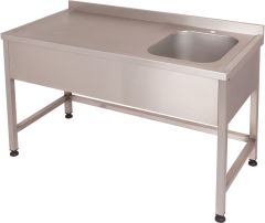 Evye Bulaşık Yıkama Tekli Evye Etekli 190x60x85 cm