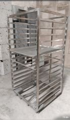 Dönerli Fırın Tava Arabası Paslanmaz 13 Katlı 60x80 cm