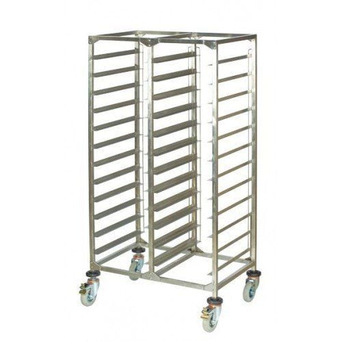 Tava Arabası Paslanmaz  60x90 cm 16+16 Katlı