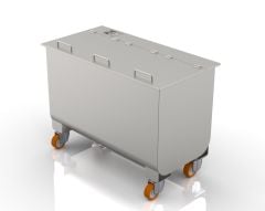 Saklama Kabı Kapaklı 3 Bölmeli